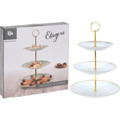 ETAGERE PORSELEIN 3 LAGEN 16,5/20/24CM - 628900240 composition 001  - 628900240