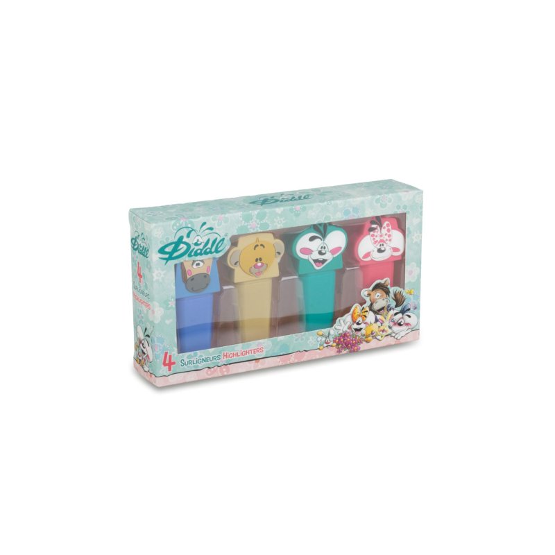 DIDDL HIGHLIGHTERS 4 STUKS - 650 1389 - 650-1389