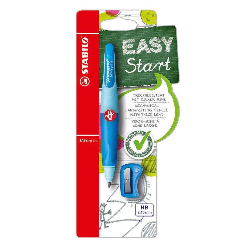STABILO EASY ERGO RECHTS BLAUW - 650 6873 - 650-6873