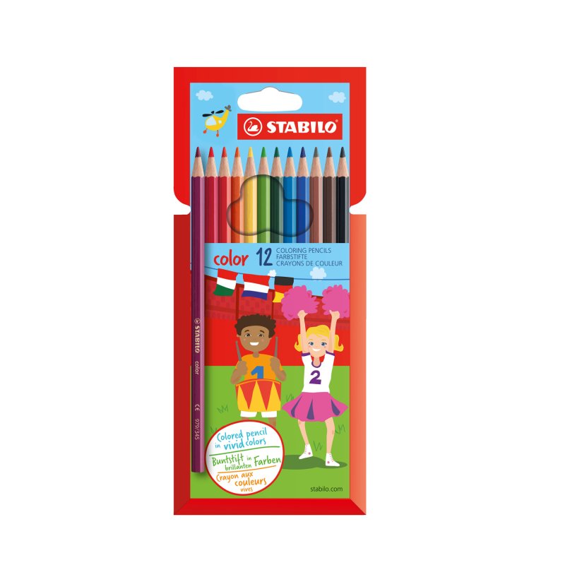 STABILO COLOR POTLOOD 12 STUKS - 650 7711 - 650-7711