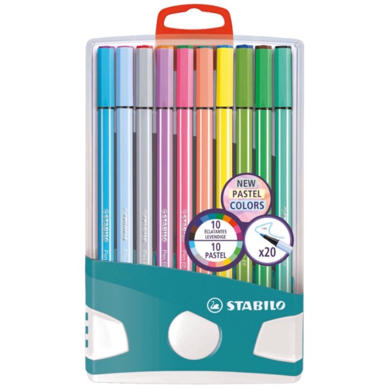 STABILO STIFTEN PEN 68 PASTELPARADE - 650 8203 - 650-8203