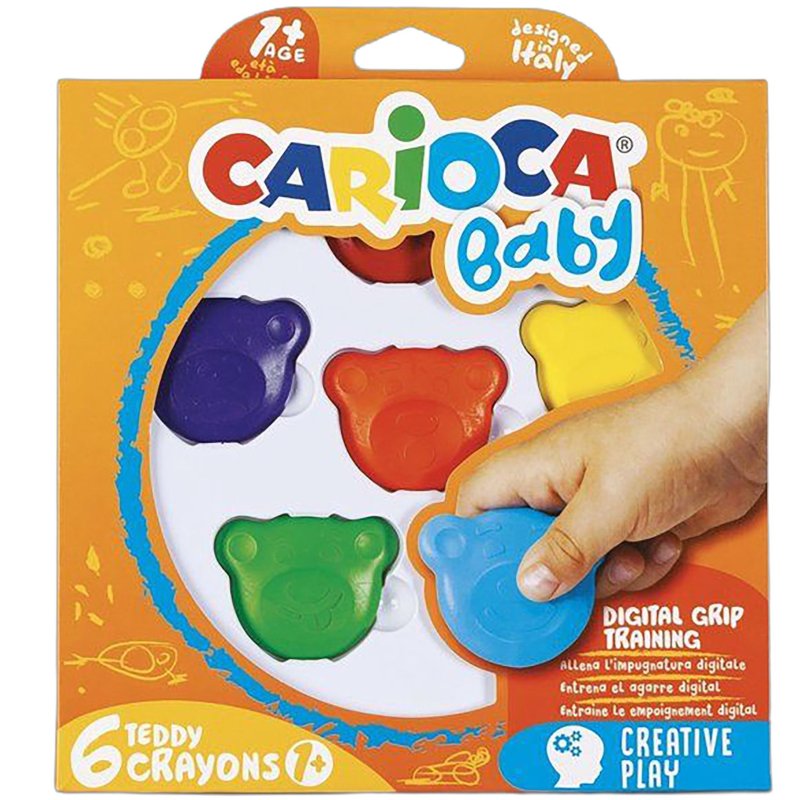 CARIOCA BABY TEDDY KLEURPADS KRIJTJES - 651 9560 - 651-9560