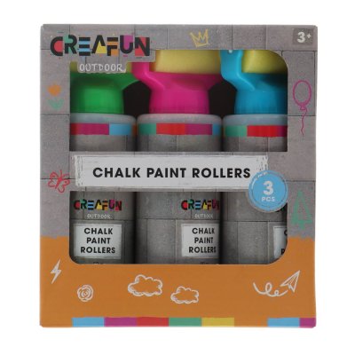 CREAFUN STOEPKRIJT ROLLERS 3ST - 653 1202 - 653-1202