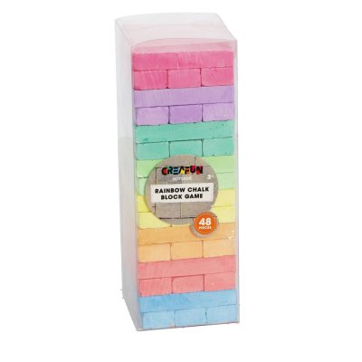 CREAFUN STOEPKRIJT STAPELSPEL 48 DELIG - 653 1208 - 653-1208