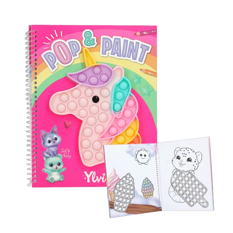 YLVI POP &amp; PAINT KLEURBOEK - 655 0514 - 655-0514