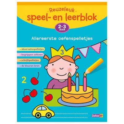 SPEELLEERBLOK EERSTE OEFENSPELLETJES 2-3 - 655 2336 - 655-2336