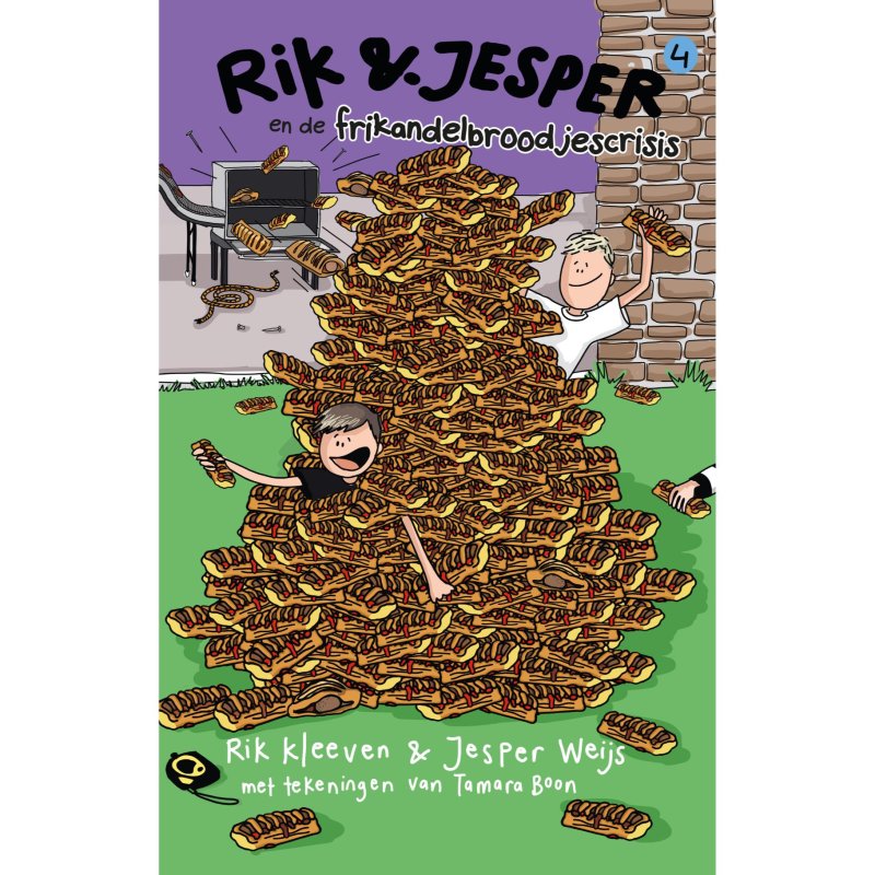 RIK EN JESPER DE FRIKANDELBROODJESCRISIS - 655 4427 - 655-4427