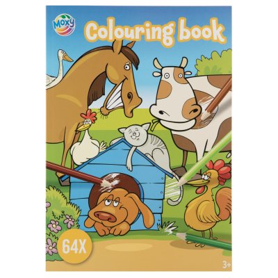 KLEURBOEK MEGA A4 64 PAGINA'S 3 ASSORTI - 655 5250 - 655-5250