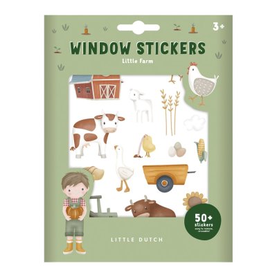 LITTLE DUTCH RAAMSTICKERS BOERDERIJ - 655 5599 - 655-5599