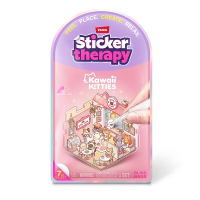 ZURU STCIKER THERAPY KAWAII KITTIES 80 S - 655 7456 - 655-7456