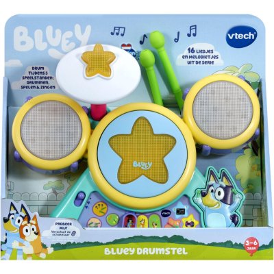 PREMIUM COLLECTIE VTECH BLUEY BLUEY DRUM - 687 3423 - 687-3423