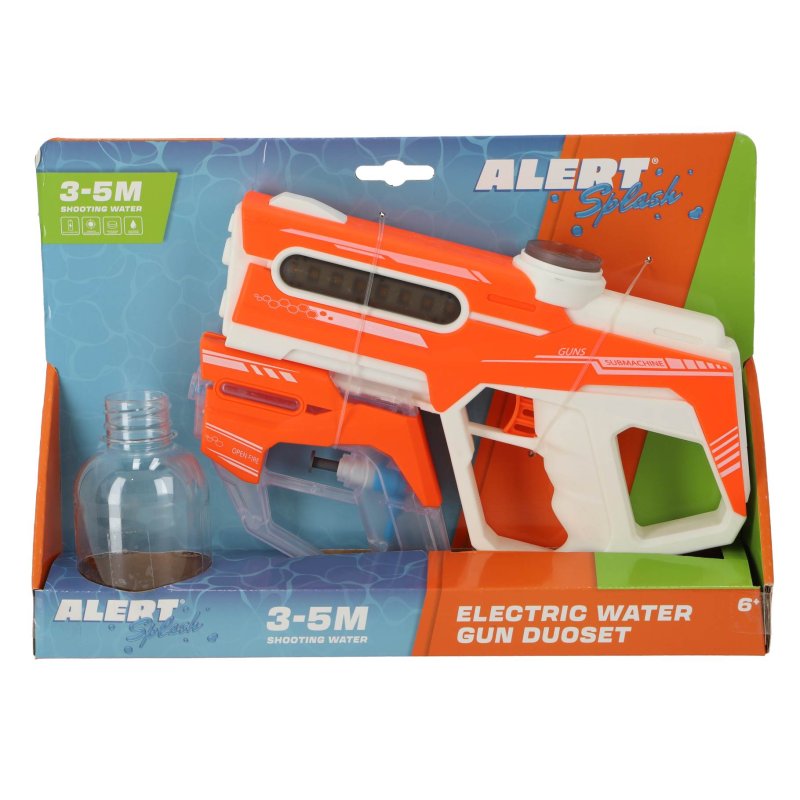 ALERT SPLASH WATERPISTOOL DUOSET ELEKTRI - 721 1001 - 721-1001