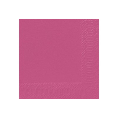 DUNI SERVETTEN FUCHSIA 3-LAAGS 33X33 - 7321011653492 - 0524177