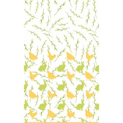 DUNI TAFELLAKEN BUNNIES EN HENS 138X220 - 7321011943111 - *0010195298