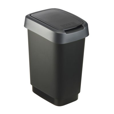 ROTHO AFVALBAK TWIST 10L ZWART - 7610859135360 - 0150071