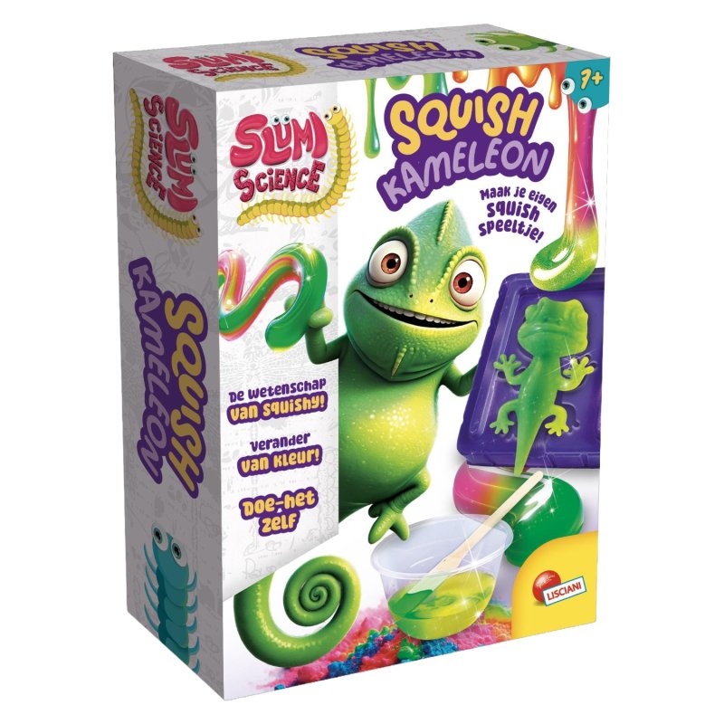 SLUMI SCIENCE POCKET SQUISH CAMALEONTE - 8008324116102 - 861-6102