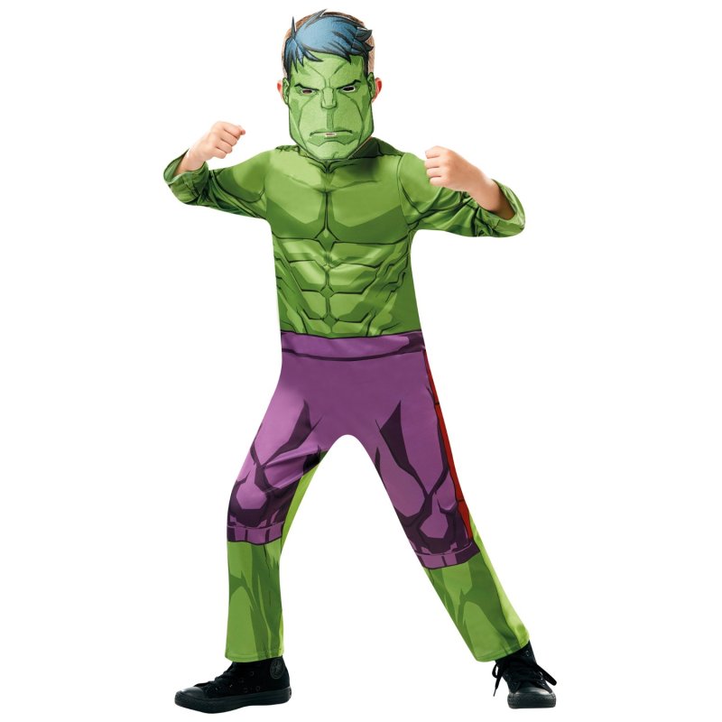 KOSTUUM AVENGERS HULK 7-8 JAAR - 810 2310 - 810-2310