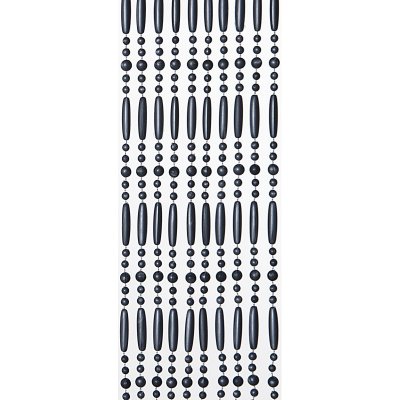 VLIEGENGORDIJN PERLA 90X220 CM. GRIJS - 85 90 2 - 85-90-2