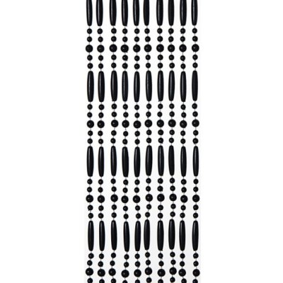 VLIEGENGORDIJN PERLA 90X220 CM. ZWART - 85 90 3a - 85-90-3