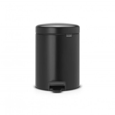 BRABANTIA PEDAALEMMER 5L MATT BLACK - 8710755112928 - 112928