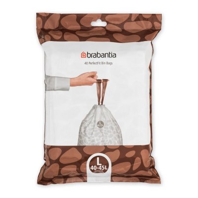 BRABANTIA AFVALZAK L 40-45L 40 STUKS - 8710755138645 - *0010209862