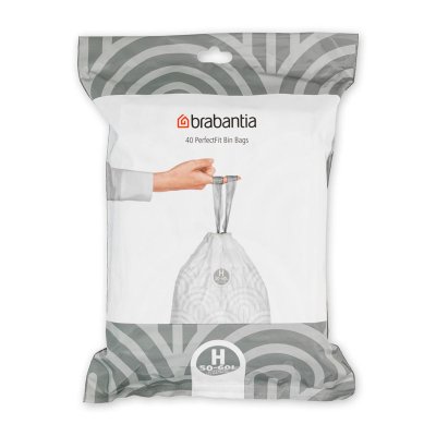 BRABANTIA AFVALZAK H 50-60L 40 STUKS - 8710755138744 - *0010209912