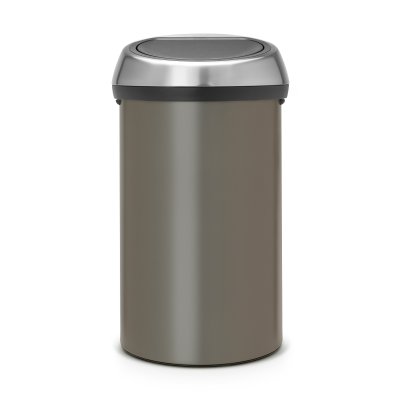 BRABANTIA TOUCH BIN 60L PLATINUM FPP DKS - 8710755402463 - 402463