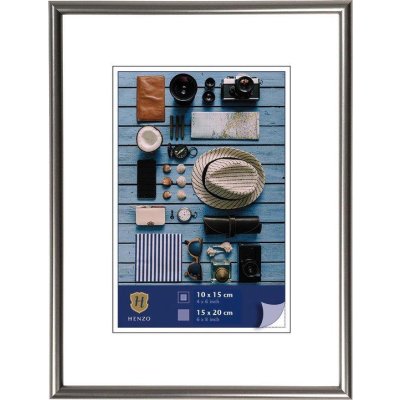 HENZO FOTOLIJST NAPOLI COL 15x20 STEEL - 8711229029094 - 8053118