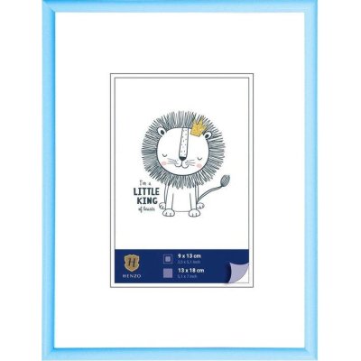 HENZO FOTOLIJST NAPOLI 13x18 LIGHT BLUE - 8711229069175 - *0010187397