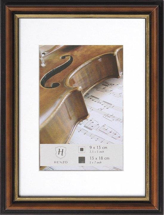 HENZO FOTOLIJST VERONA 10x15 DARK BROWN - 8711229802840 1 - 8028404