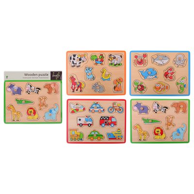 JOUECO HOUTEN PUZZEL ASS - 8711866800025 - 80002