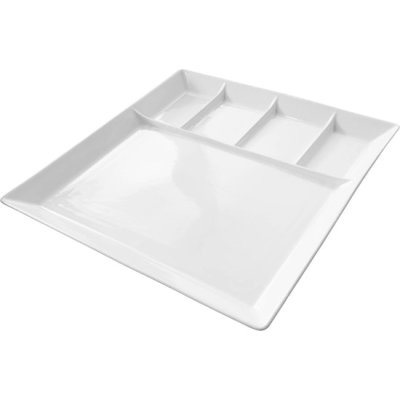 FONDUEBORD 24,5X24,5CM WIT - 8712442725800 - 102-2032