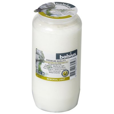 BOLSIUS HERDENKINGSLICHT WIT NR7 - 8717847030597 - 8717847030351