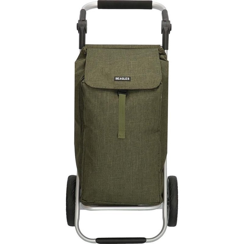 BEAGLES BOODSCHAPPEN TROLLEY OLIVE GREEN - 8717924181822 - *0010240152