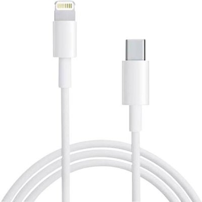 OPLAADKABEL IPHONE C NAAR 8PIN 1M WIT - 8718215019213 - *0010211296