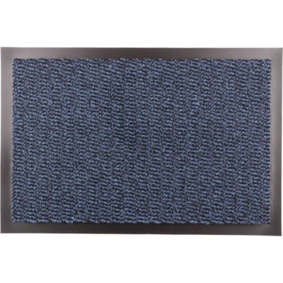 SCHOONLOOPMAT 40X60 BLAUW RUBBER RAND - 8718274933666 - *0010178560