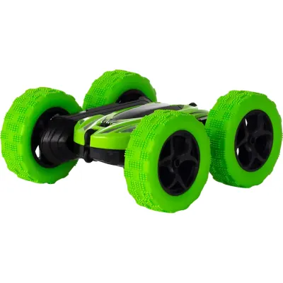 RC STUNTCAR GREEN DOUBLE SIDE ROLL - 8718924811962 - *0010236698