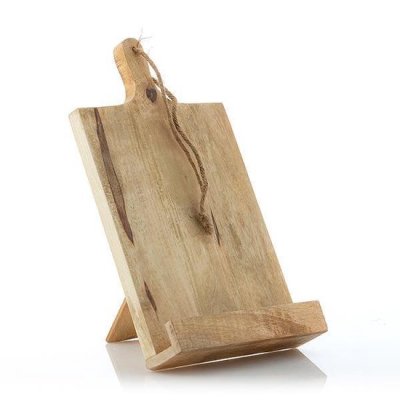 KOOKBOEKSTANDAARD HOUT 25X38X6.5 CM - 8719202025590 - A44710370