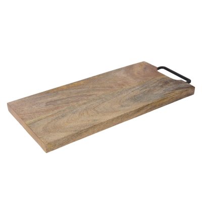SNIJPLANK SERVEERPLANK HOUT MET HANDVAT - 8719202104257 - A44710490