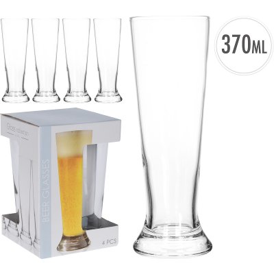BIERGLAS HOOG 370ML SET VAN 4 - 8719202455878 - CC7000340