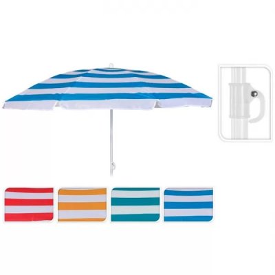 STRAND PARASOL BEACH STREEP 150CM ASS. - 8720573505192 1 - DV8700660