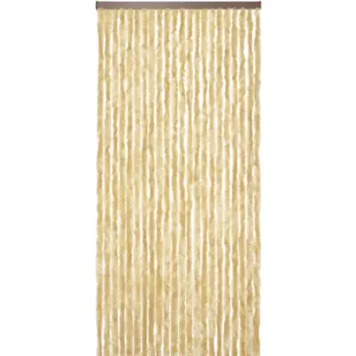 GORDIJN KATTENSTAART 90X220CM BEIGE/WIT - 8720828213896 - 80-8213896