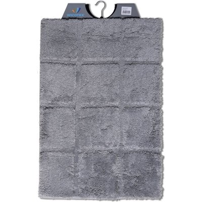 WICOTEX BADMAT 60X90CM RUIT GRIJS - 8720908301543 - *0010234257