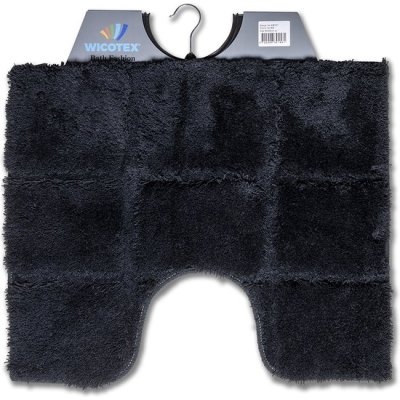 TOILETMAT 50X60 CM ACRYL RUIT ZWART - 8720908301581 - *0010234261