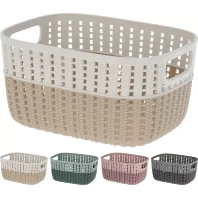 MANDJE DUO KNIT 29X22X16CM ASS KLEUR - 8721037140232 1 1 - 030002050