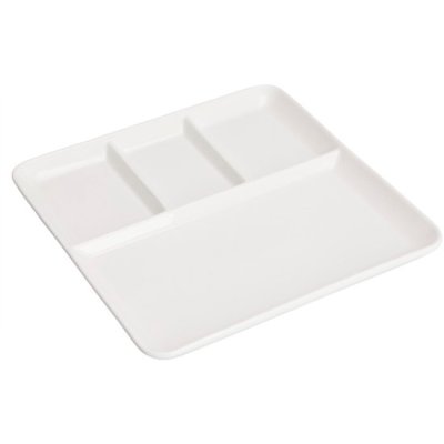 BORD GOURMET / VAKKEN PORSELEIN 25.5X25C - 8721037536424 - 795880770