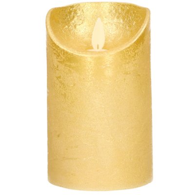 LEDKAARS GOUD BEWEGENDE VLAM 75X125 - 8721037620413 - 193-0413