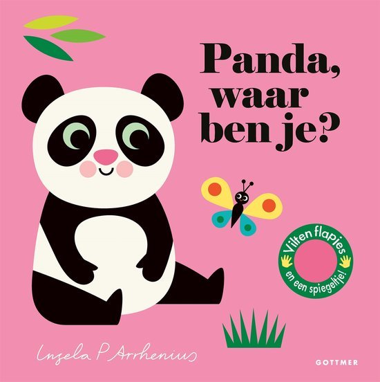FLAPJESBOEK PANDA WAAR BEN JE 2+ KARTON - 9789025777135 - *0010230788