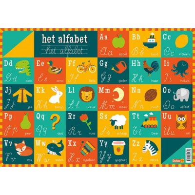 EDUCATIEVE ONDERLEGGER: HET ALFABET - 9789044754827 - 0280501