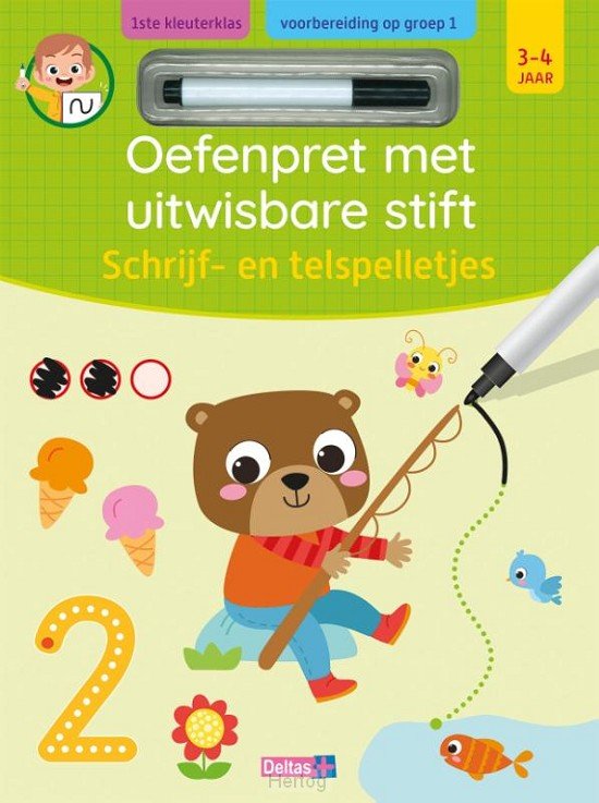 OEFENPRET SCHRIJF EN TELSPEL UITW STIFT - 9789044769883 - *0010262020